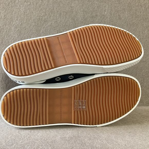 Stella McCartney High Top Sneaker Women’s Sz 39 9 NWOT Blue Cap Toe Shoe Skater - Picture 7 of 11